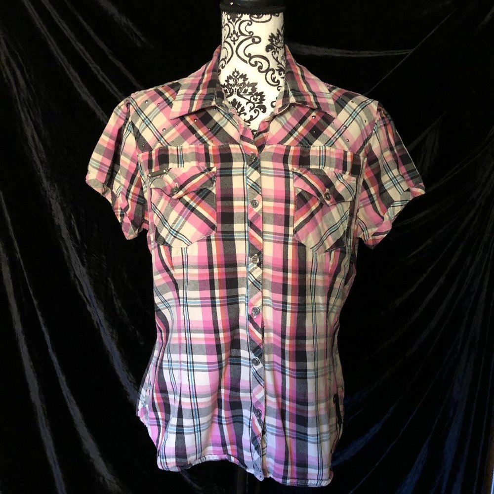 Harley Davidson Short-sleeved button down shirt